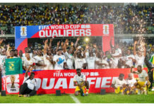 JUBILANT GHANA MAKES 5TH EPIC WORLD CUP QUALIFICATION. blackstars